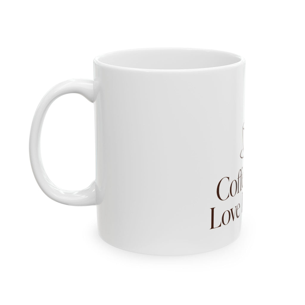 Coffee Is My Love Language Mug | Ceramic Coffee Lover Gift Cup