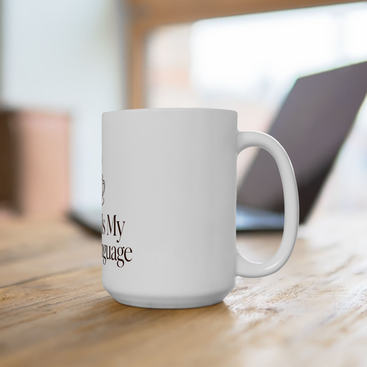 Coffee Is My Love Language Mug | Ceramic Coffee Lover Gift Cup