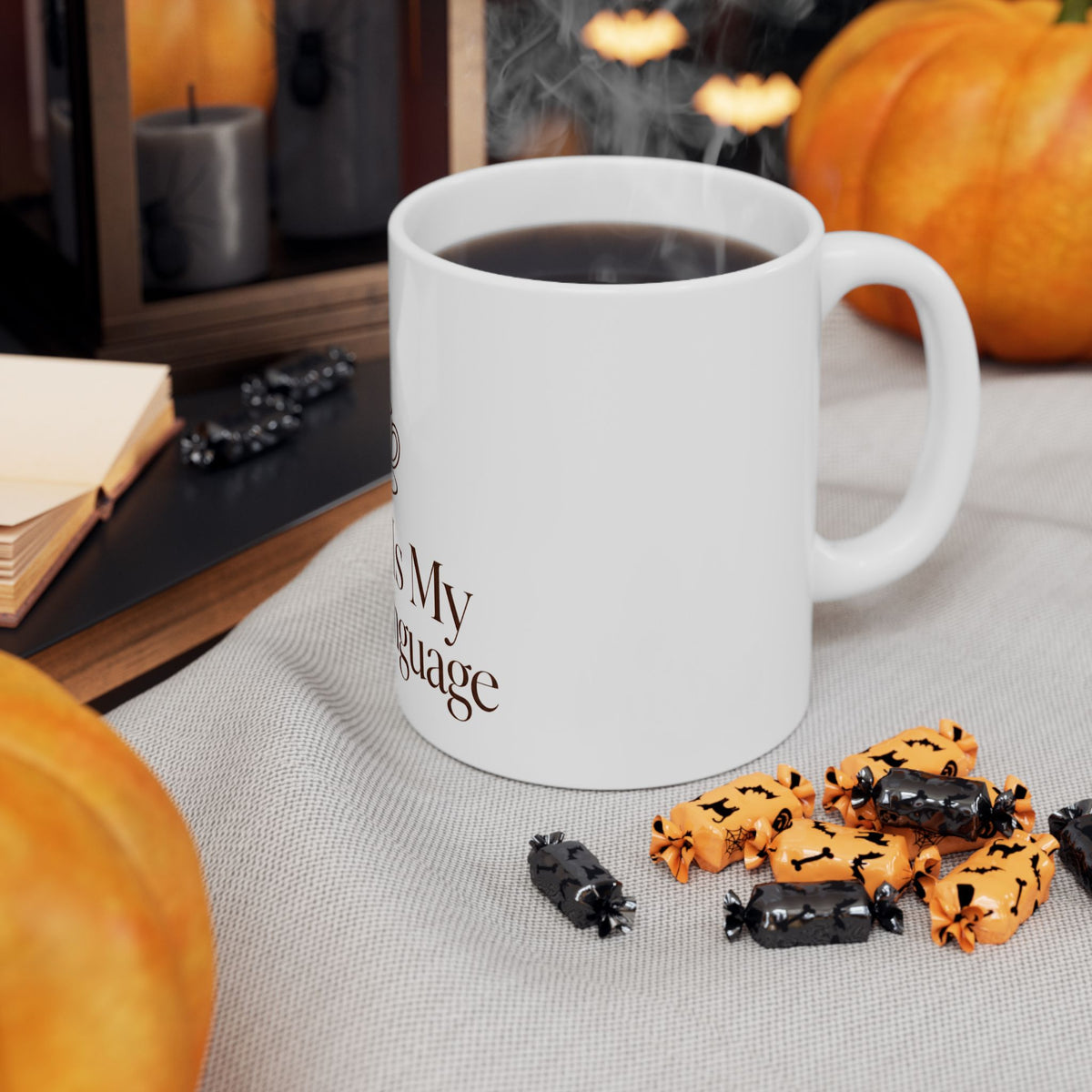 Coffee Is My Love Language Mug | Ceramic Coffee Lover Gift Cup
